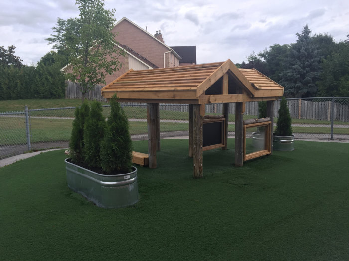 outdoor play structure